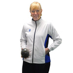 NEW Taylor Ladies Softshell Jacket White/Royal/Navy