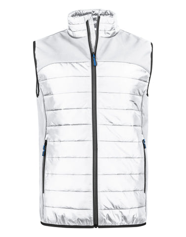 Mens Expedition White Puffer Vest