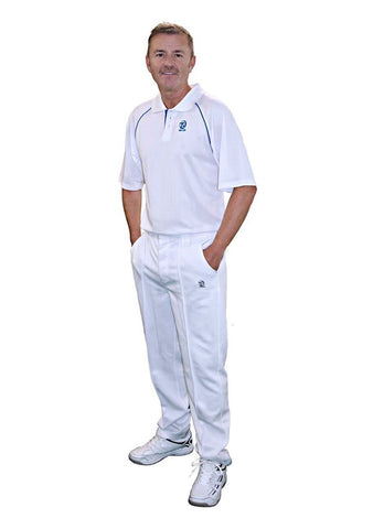 White Taylor Sports Bowling Trousers