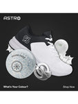 Drakes Pride Astro Shoes White/Grey