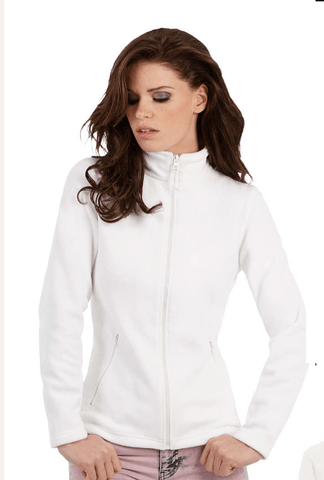 Ladies White Bowling Fleece
